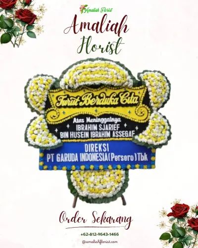 Papan Bunga Duka di Banjarmulya