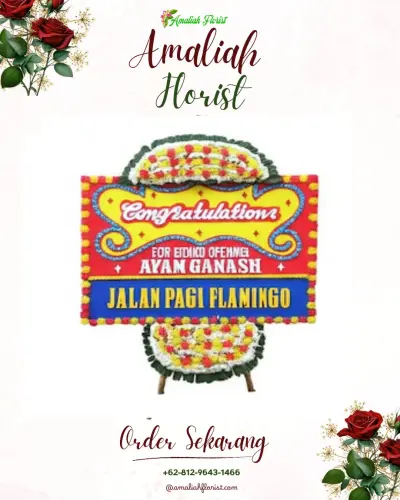 Bunga Papan Congratulation di Banjarmulya